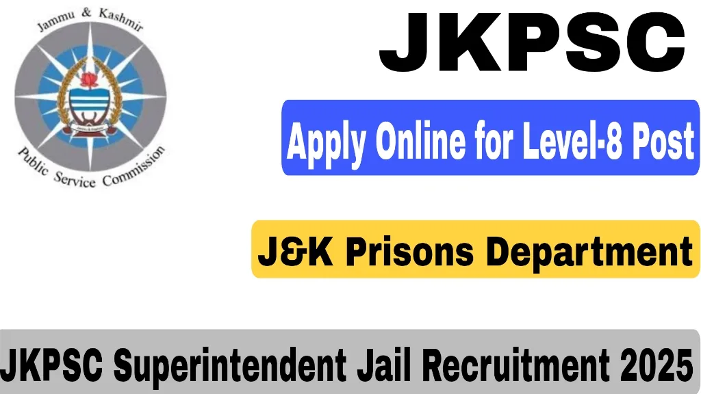 JKPSC Superintendent Jail Recruitment 2025